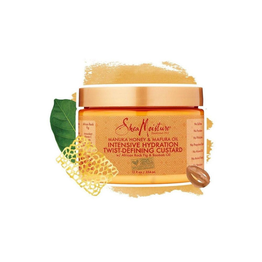 Shea Moisture Manuka-Honig &amp; Mafura-Öl Intensive Hydratation Twist Defining Custard 354ml