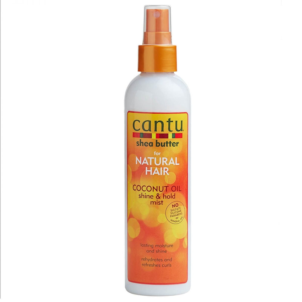 Cantu Shea Butter Natural Hair Kokosolie Shine &amp; Hold Mist 8oz 