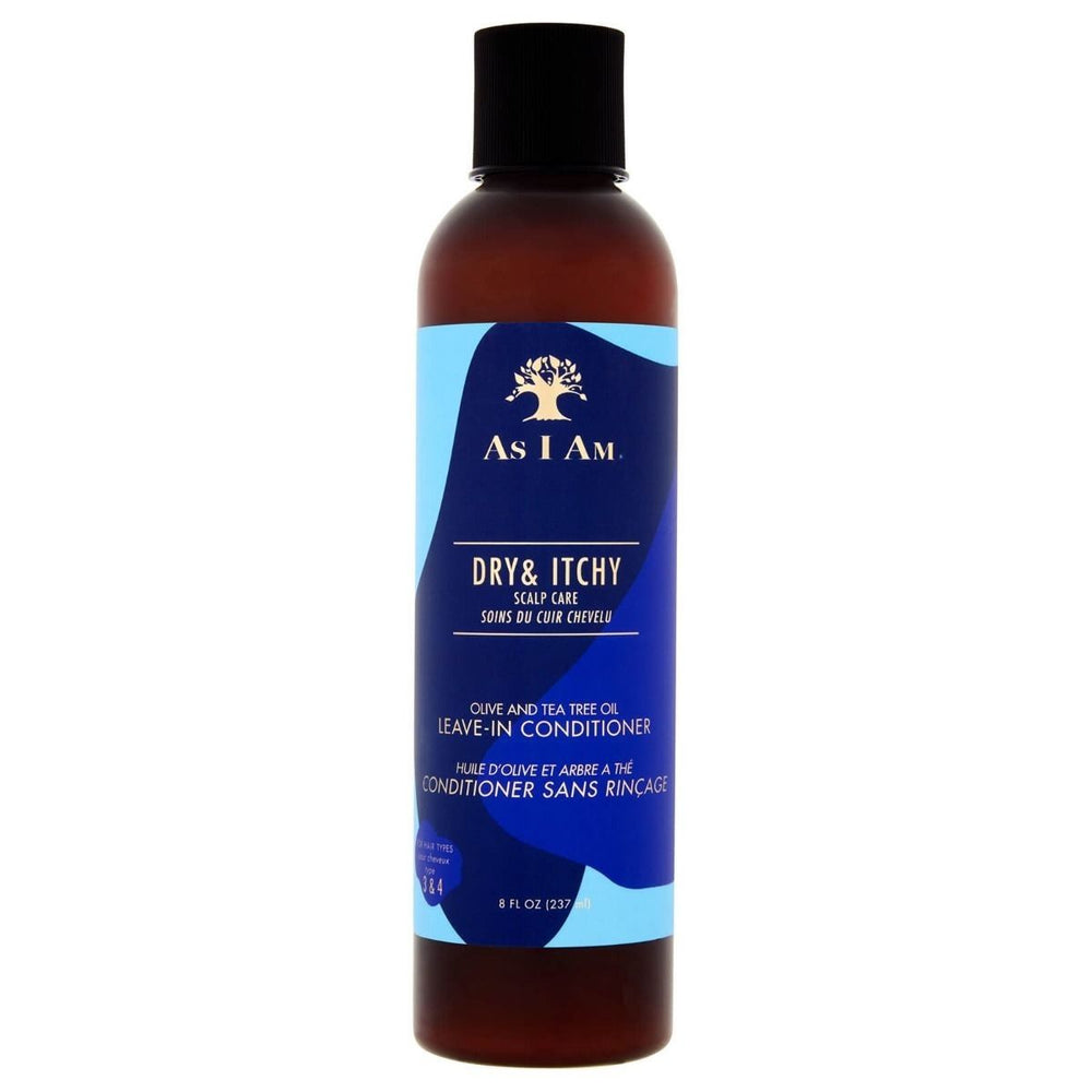 As I Am Dry and Itchy Scalp Care Olive and Tea Tree Oil Leave in Conditioner 8oz