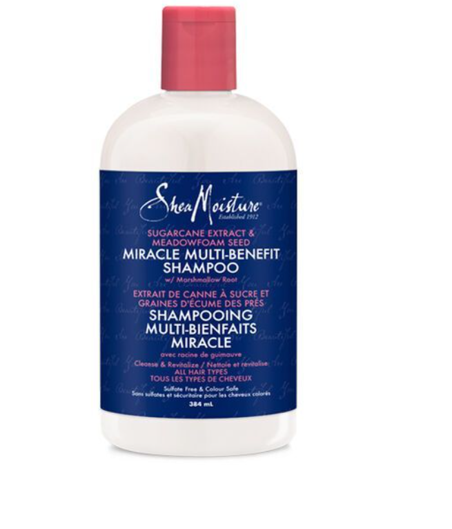 Shea Moisture Suikerriet Extract Zaad Miracle Shampoo 13oz 