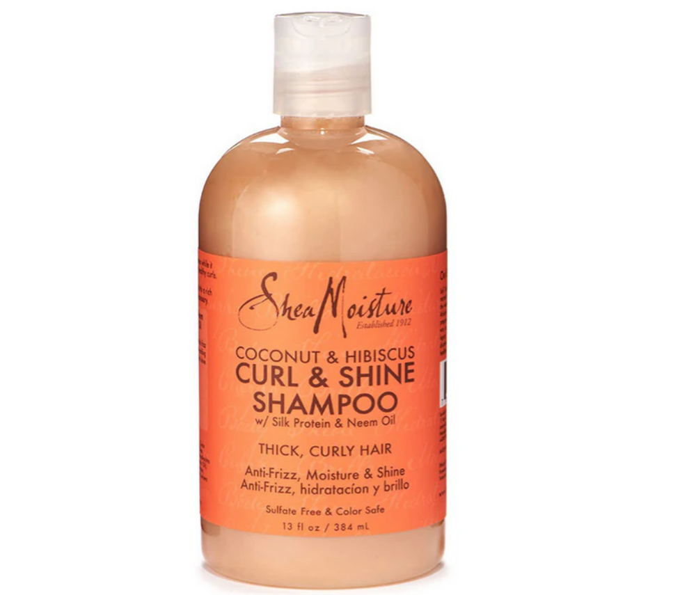 Shea Moisture Coconut & Hibiscus Curl & Shine Shampoo 13oz