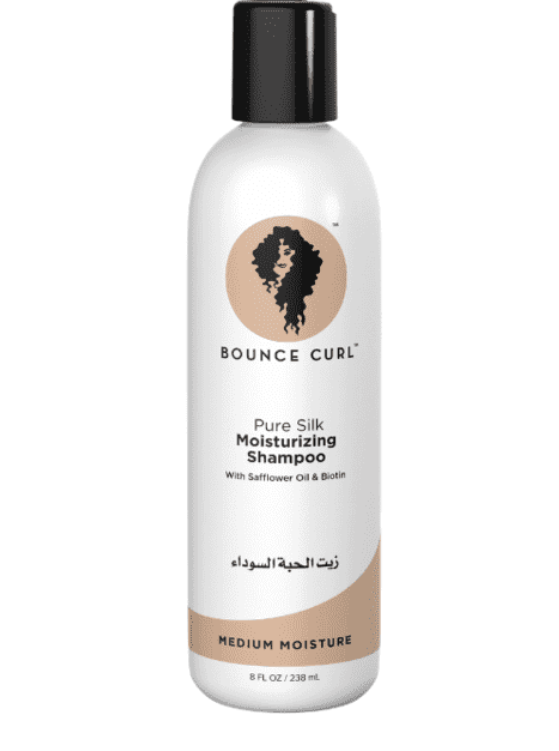 Bounce Curl Feuchtigkeitsshampoo aus reiner Seide, 237 ml