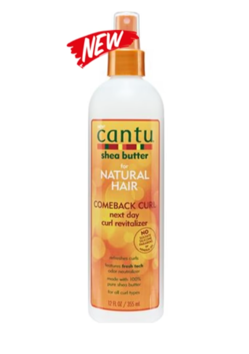 Cantu - Sheabutter Comeback Curl Curl Revitalisierer für den nächsten Tag, 12 oz