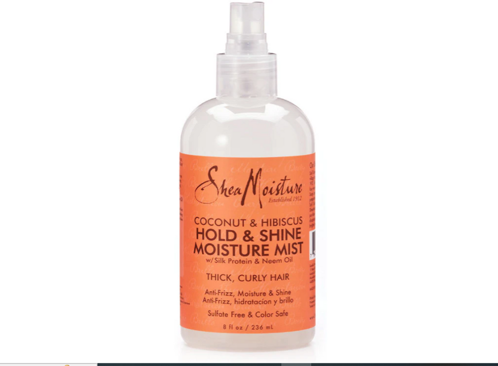 Shea Moisture - Kokosnoot &amp; Hibiscus Hold &amp; Shine Moisture Mist 8oz