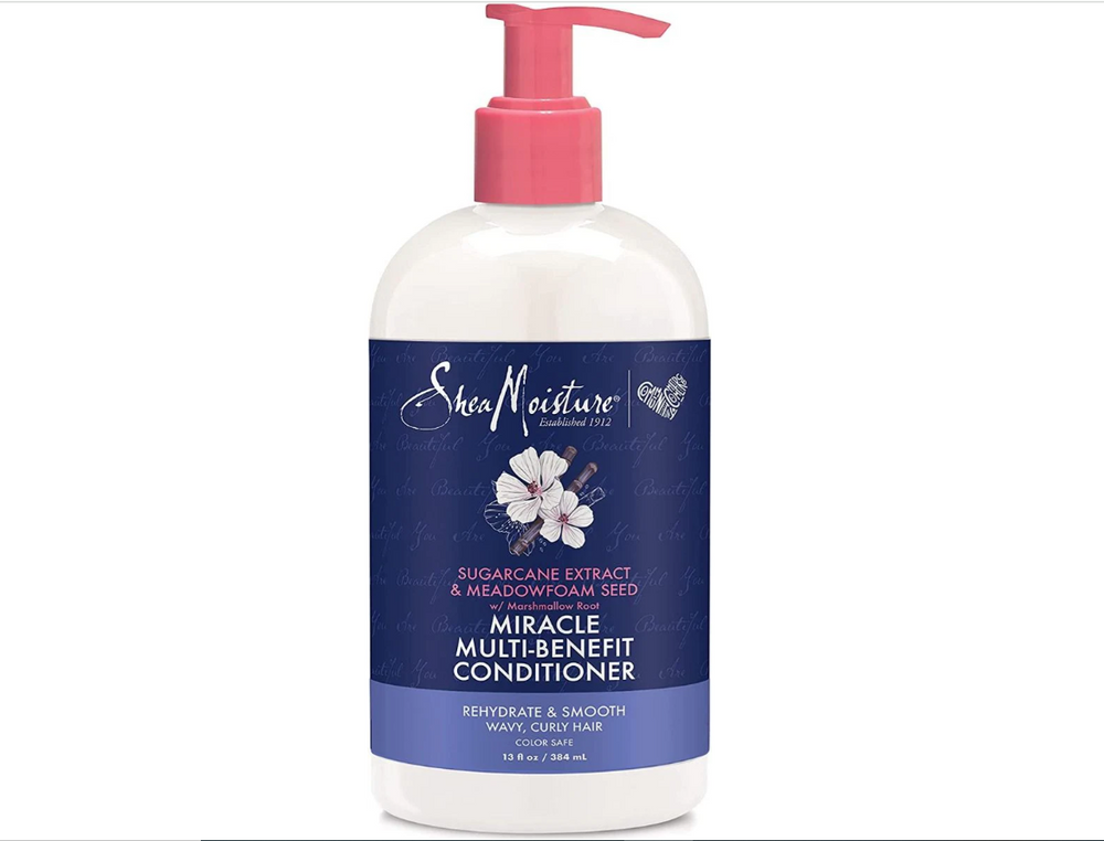 Shea Moisture Zuckerrohrextrakt &amp; Wiesenschaumkrautsamen Miracle Conditioner 13oz