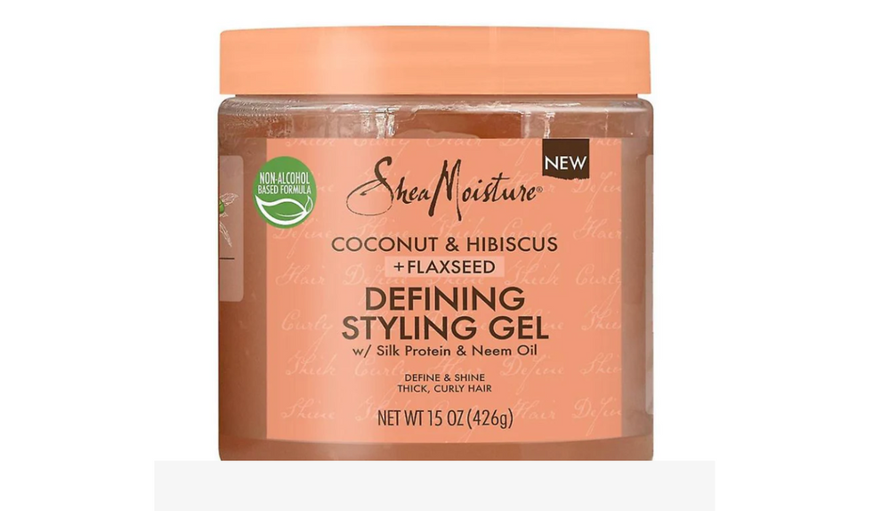 Shea Moisture - Styling Hair Gel, Coconut and Hibiscus Frizz Control Paraben-Free for Curly Hair, 15 oz