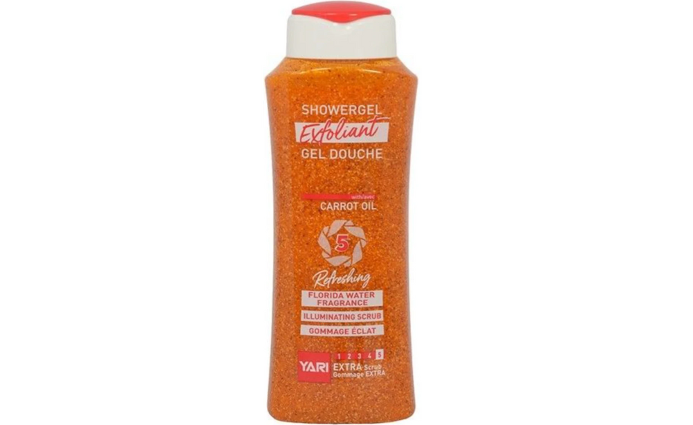 Yari Exfoliant Showergel Carrot Oil 5 Extra Scrub 16.9 0z