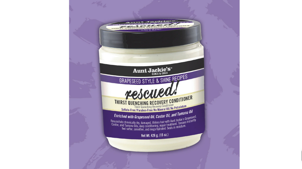 Aunt Jackie's - Grapeseed Rescued! - Thirst Quenching Recovery Conditioner 15oz