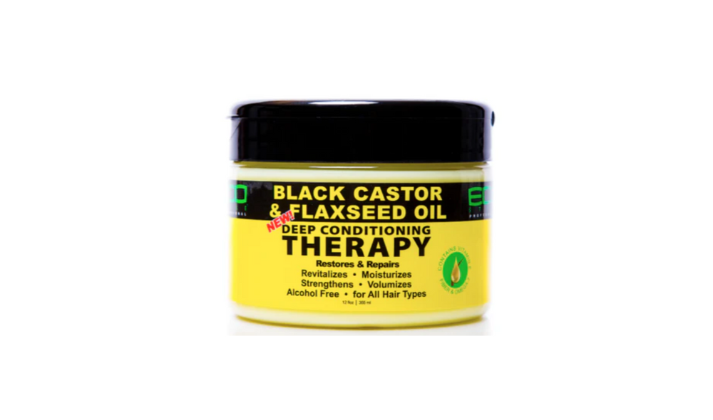 Eco Style - Black Castor & Flaxseed Oil Deep Conditioning Therapy 12oz