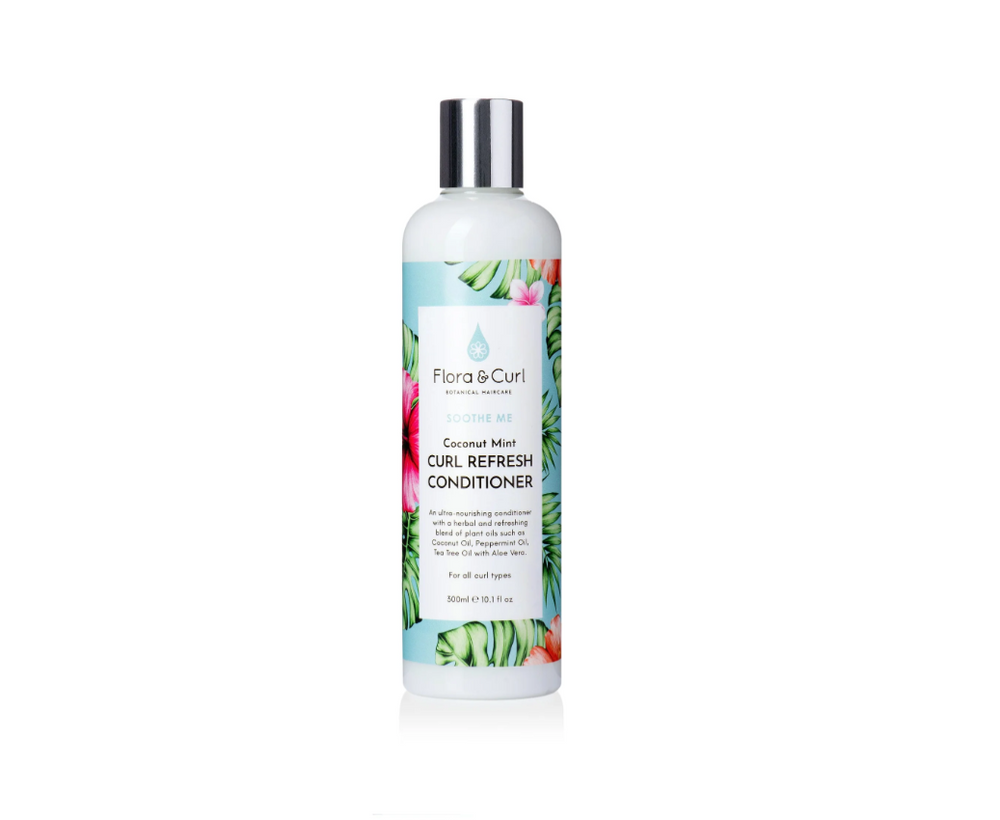 Flora & Curl - Soothe Me Coconut Mint Curl Refresh Conditioner 10.1oz