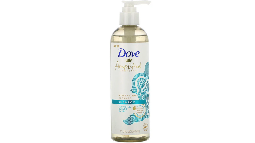 Dove - Amplified Textures Feuchtigkeitsspendendes Reinigungsshampoo, 325 ml 