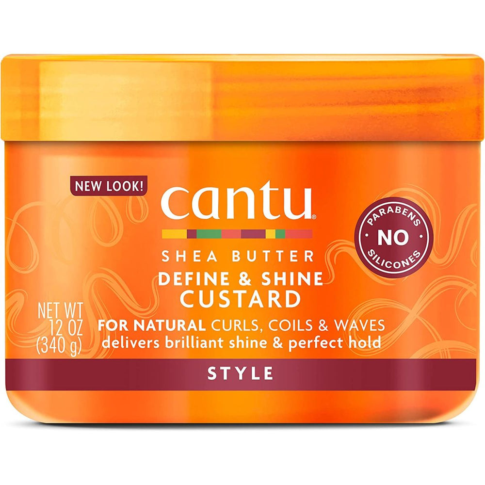 Cantu Shea Butter Natuurlijk haar Definieer en glans Custard 12oz